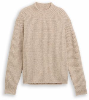 TOM TAILOR DENIM Sveter  tmavošedá