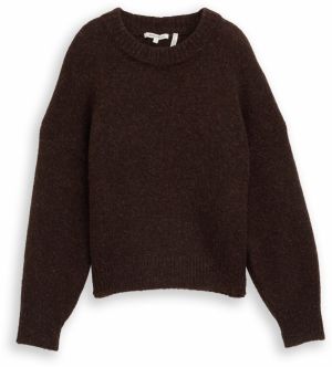 TOM TAILOR DENIM Sveter  čokoládová