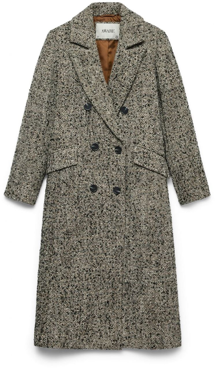 Aware Prechodný kabát 'UMAYA'  čierna / biela