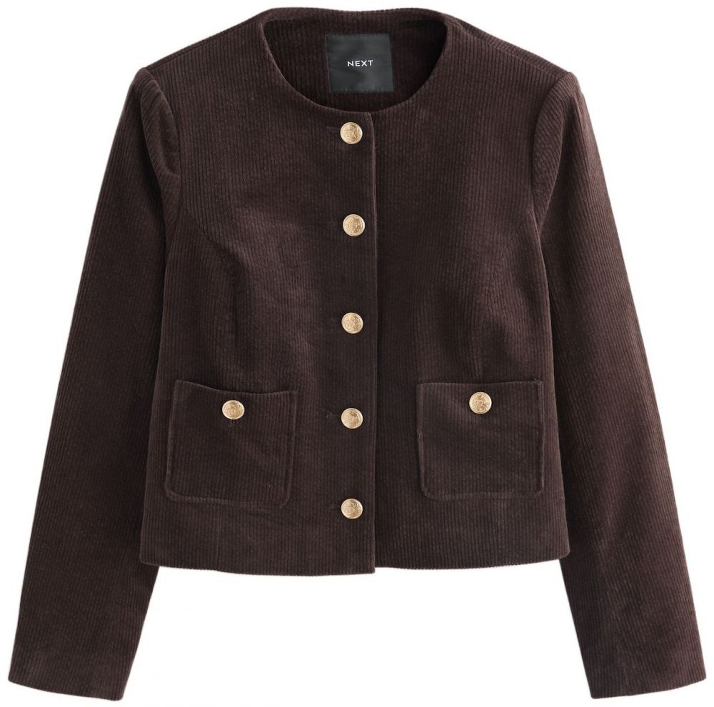 Next Prechodná bunda  tmavohnedá
