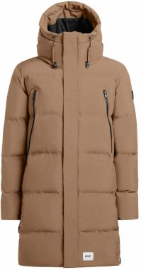 khujo Zimný kabát 'Morse3'  brokátová / čierna / biela