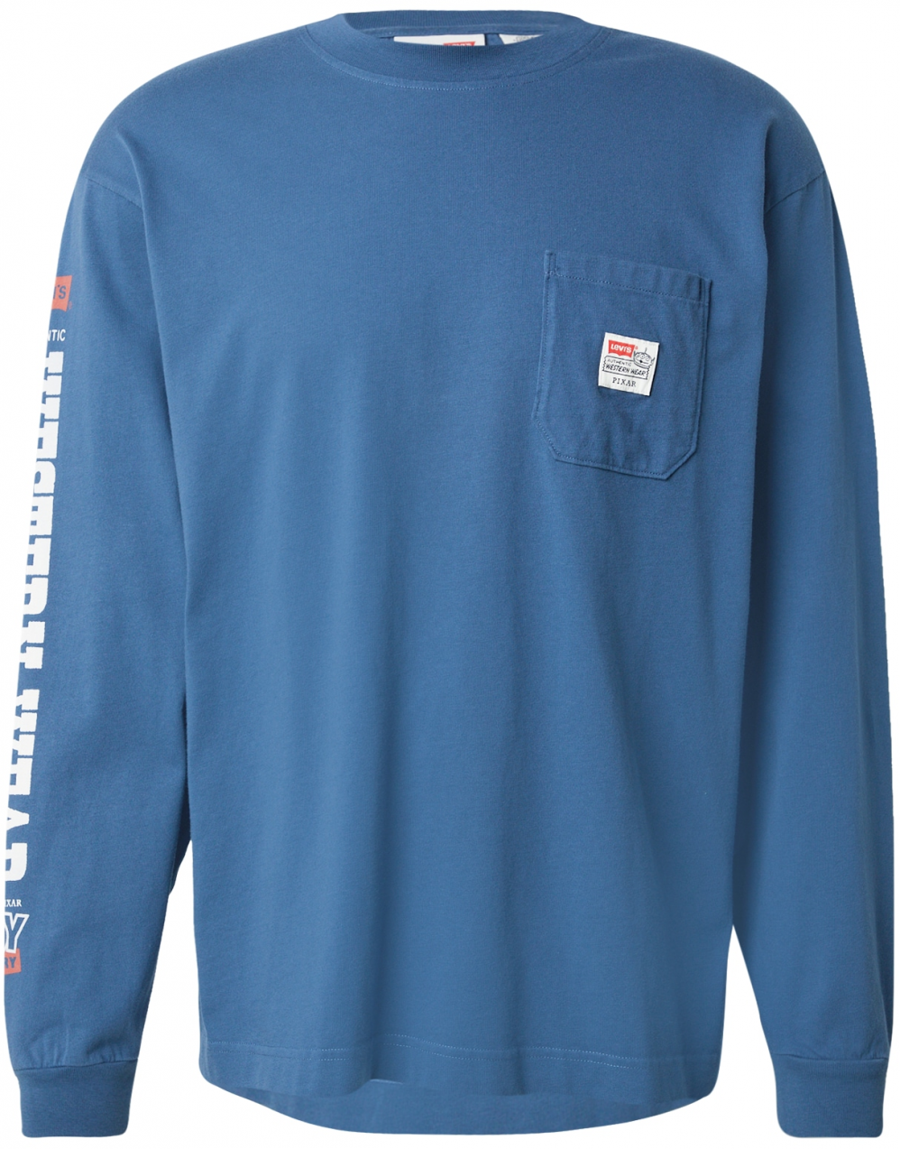 LEVI'S ® Tričko 'Toy Story Long-Sleeve Pocket Tee'  opálová / svetločervená / čierna / biela