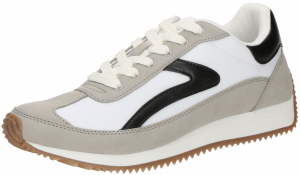 STEVE MADDEN Nízke tenisky 'Nellaa'  tmavošedá / čierna / biela