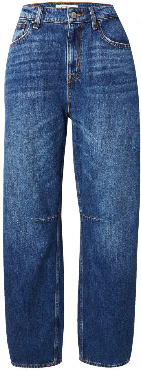 GUESS Nohavice  tmavomodrá