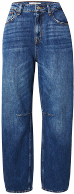 GUESS Nohavice  tmavomodrá