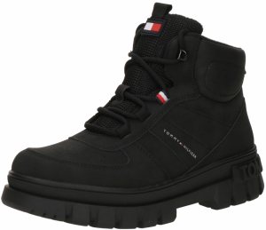 TOMMY HILFIGER Čižmy 'MICHIGAN'  červená / čierna / biela
