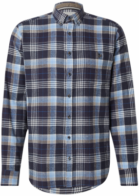 Jack's Košeľa  pastelovo modrá / tmavomodrá / hnedá / biela