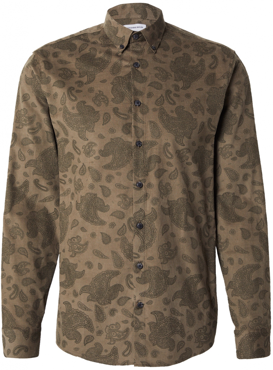 Lindbergh Košeľa  kaki / olivová