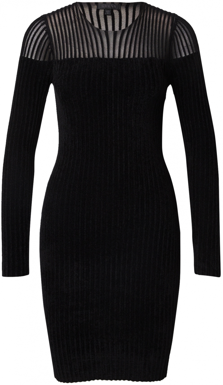 GUESS Pletené šaty 'ROWENA'  čierna
