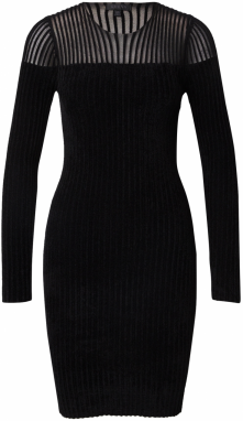 GUESS Pletené šaty 'ROWENA'  čierna