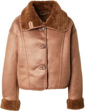 Trendyol Zimná bunda  farba ťavej srsti / hnedá