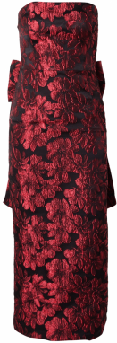 Maya Deluxe Šaty  červená / čierna
