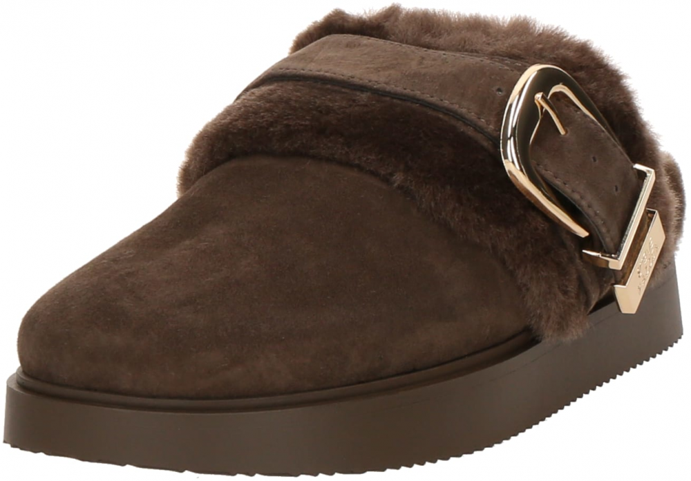 STEVE MADDEN Šľapky 'Cozy Up'  tmavohnedá