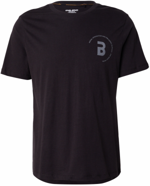 BLEND Tričko 'BHIDO'  opálová / čierna