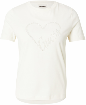 GUESS Tričko 'LOVE'  biela