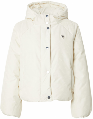 GUESS Zimná bunda  krémová