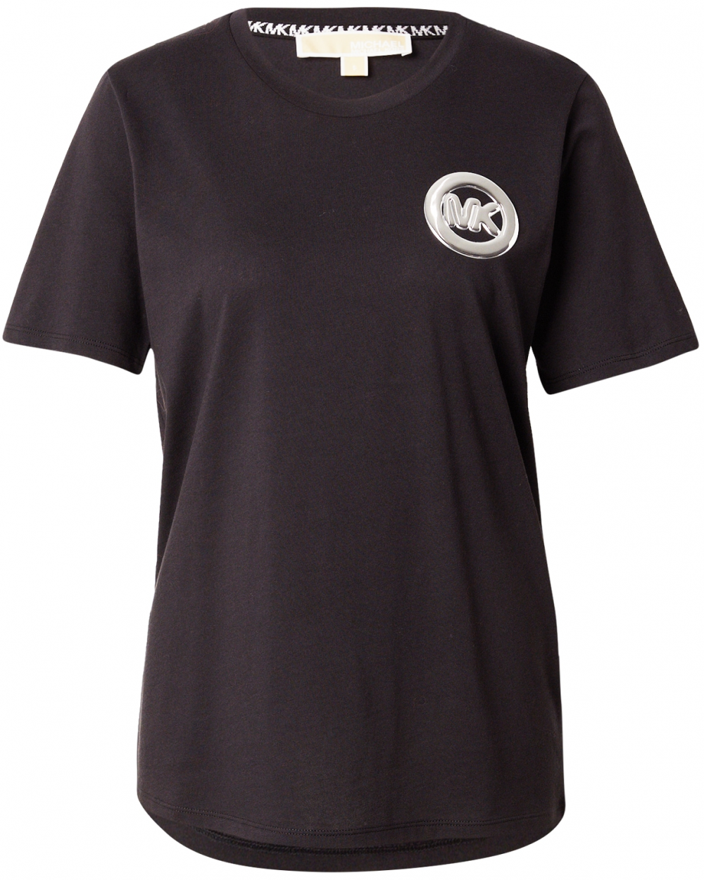 MICHAEL Michael Kors Tričko 'CHARM CLASSIC'  čierna / strieborná