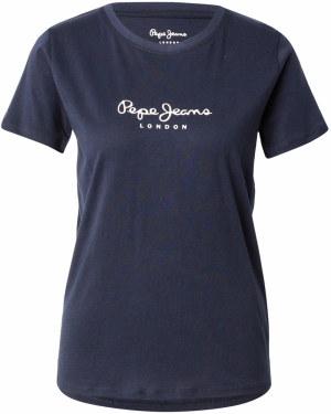Pepe Jeans Tričko 'BERENICE'  tmavomodrá / biela
