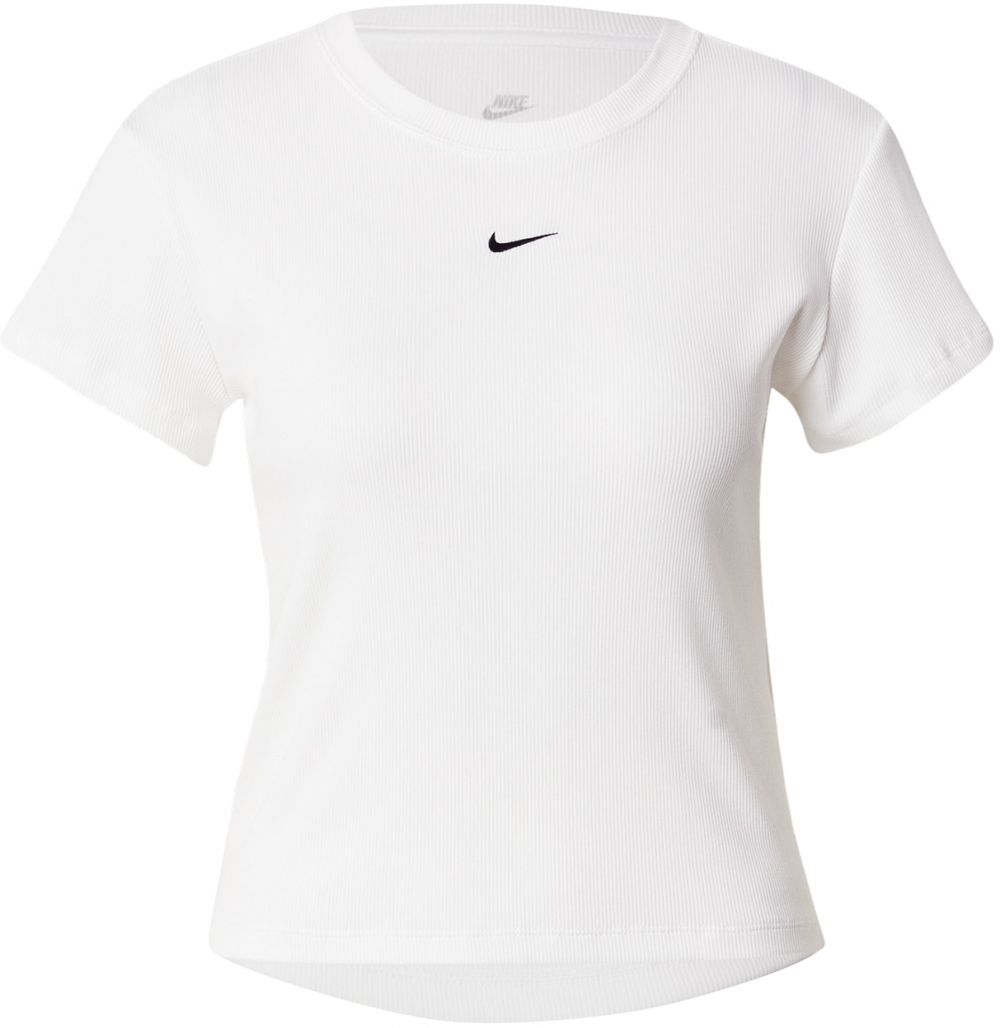 Nike Sportswear Tričko  čierna / biela