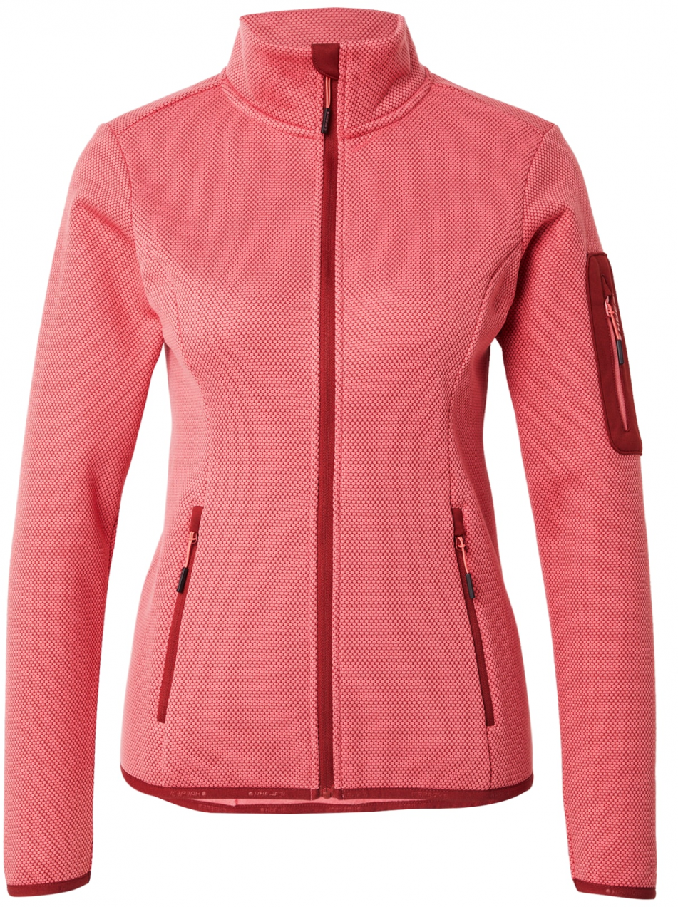 ICEPEAK Funkčná flisová bunda 'BOWERSVILLE'  pitaya / malinová