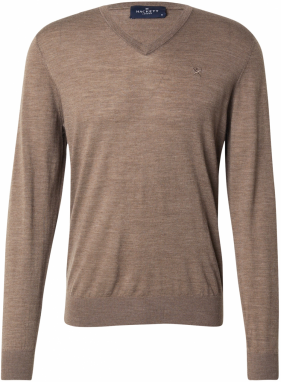 Hackett London Sveter  béžová melírovaná