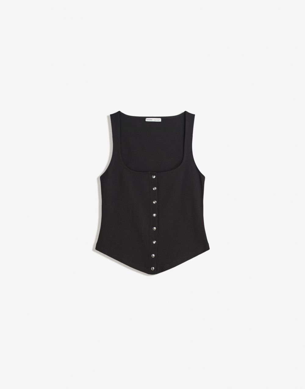 Bershka Top  čierna