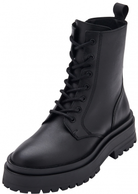 EDITED Šnurovacie členkové čižmy 'Rufina'  čierna