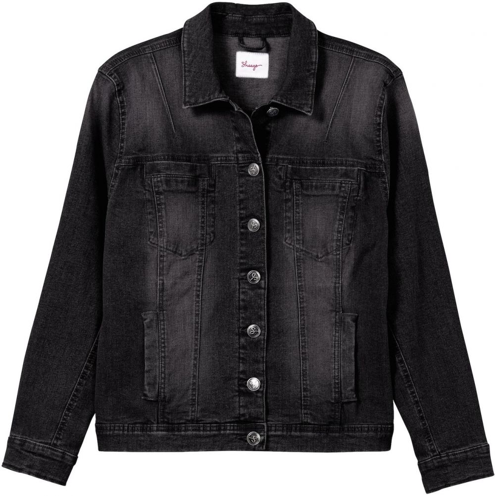 SHEEGO Prechodná bunda  čierny denim