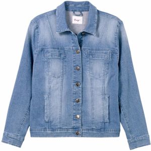 SHEEGO Prechodná bunda  modrá denim