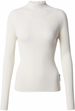 HUGO Sveter 'Soteller'  čierna / šedobiela