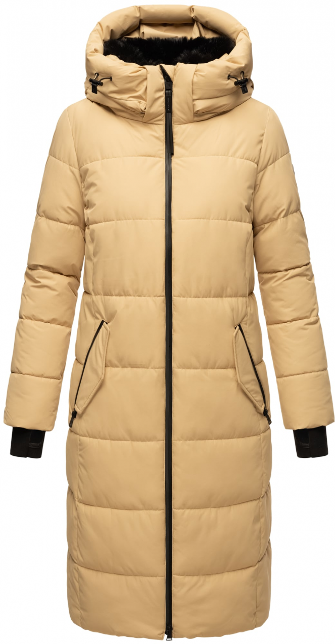 MARIKOO Zimný kabát 'Zuraraa XVI'  žltohnedá