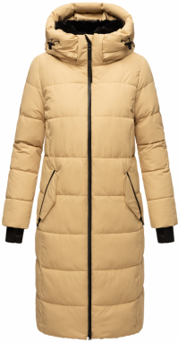 MARIKOO Zimný kabát 'Zuraraa XVI'  žltohnedá