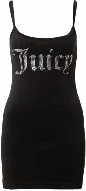 Juicy Couture Šaty  čierna / strieborná