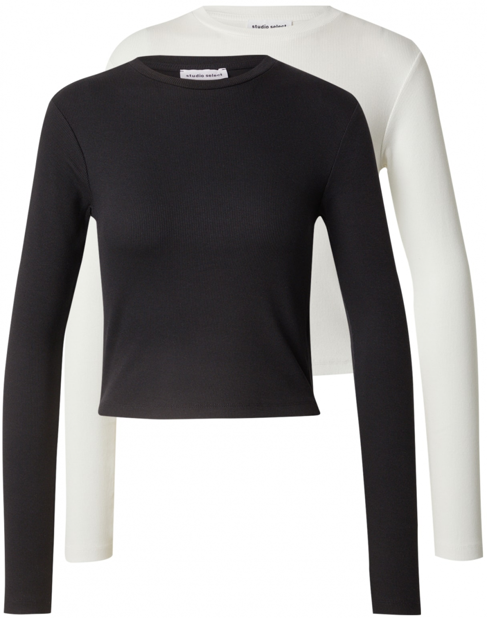 studioselect Tričko 'Betty'  čierna / biela