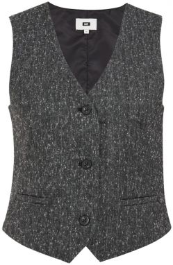 WE Fashion Vesta k obleku  tmavosivá