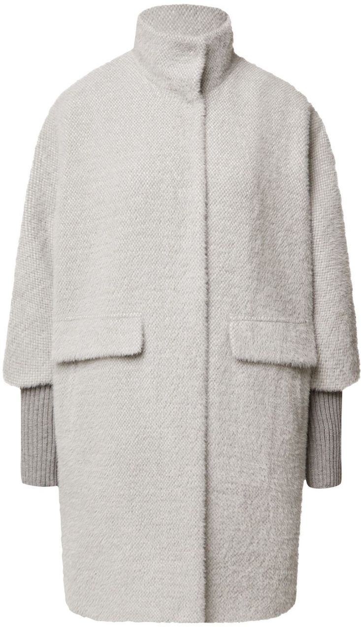 COMMA Prechodný kabát  svetlosivá