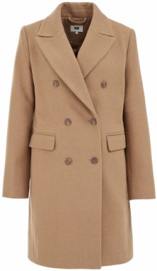 WE Fashion Prechodný kabát  béžová