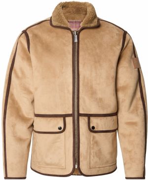 SCOTCH & SODA Prechodná bunda  béžová / tmavohnedá