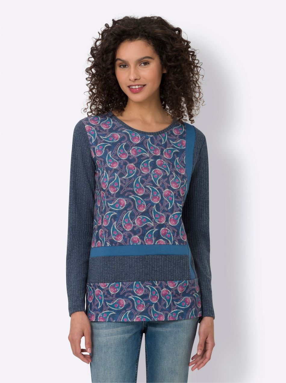 heine Tričko  tmavomodrá