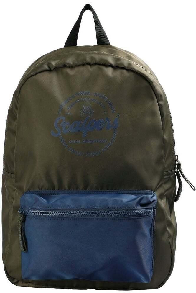 Scalpers Batoh 'Active'  tmavomodrá / kaki