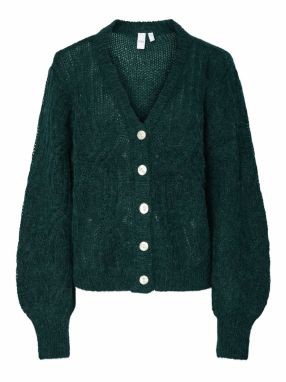 YAS Kardigán 'YASZUMA'  tmavozelená