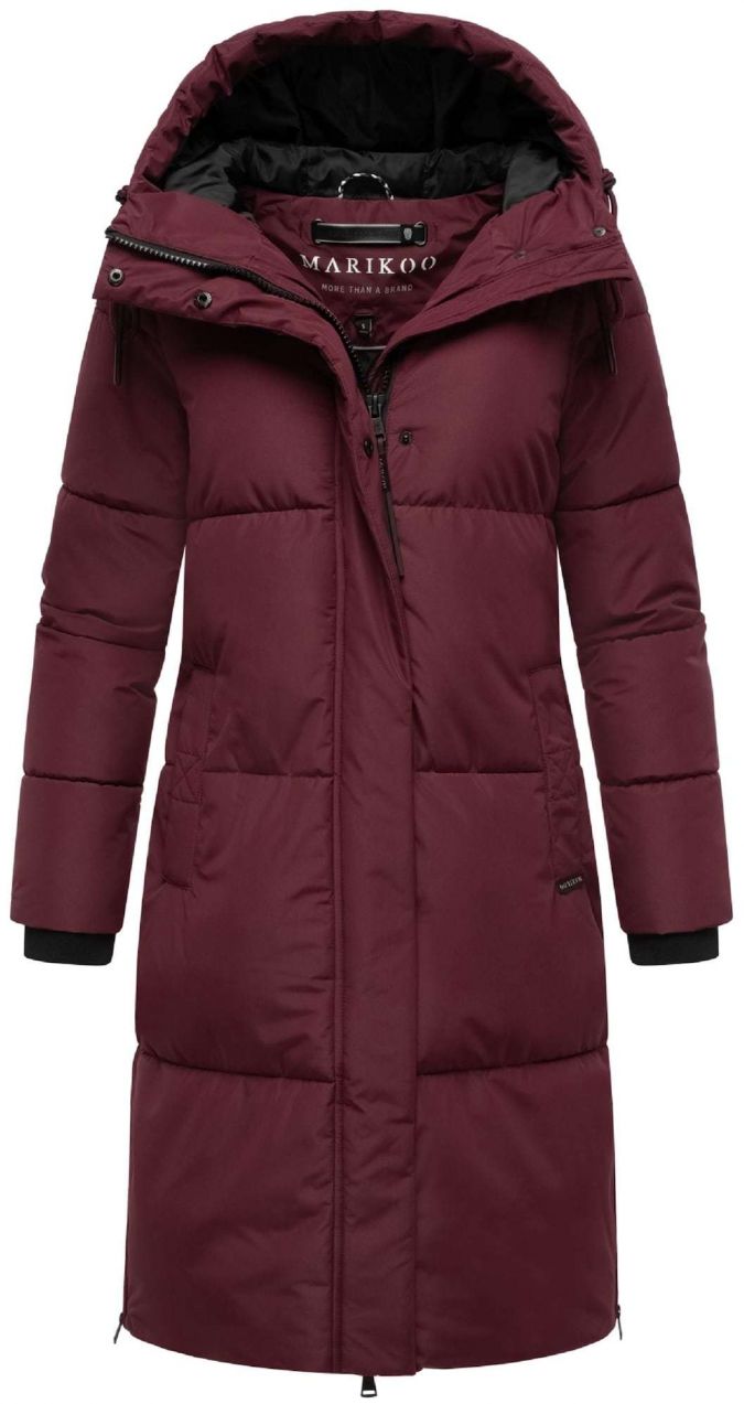 MARIKOO Zimný kabát 'Michikoo XVI'  burgundská