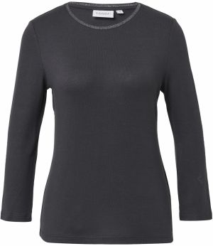 COMMA Tričko  antracitová