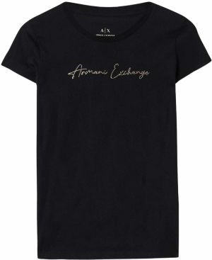ARMANI EXCHANGE Tričko  zlatá / čierna