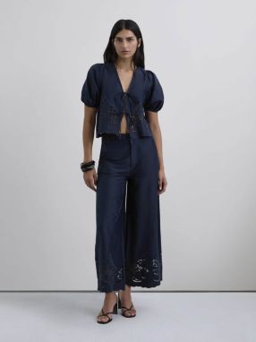 Scalpers Nohavice ' '  modrá / námornícka modrá