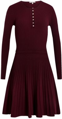 Morgan Pletené šaty  farba lesného ovocia