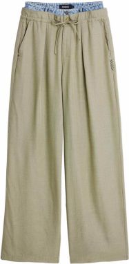 Desigual Nohavice  zelená