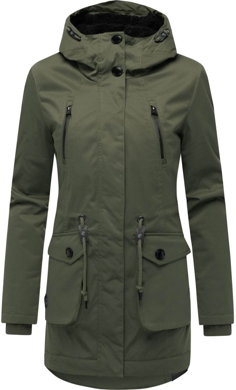 Ragwear Zimná bunda 'Ellsa'  kaki