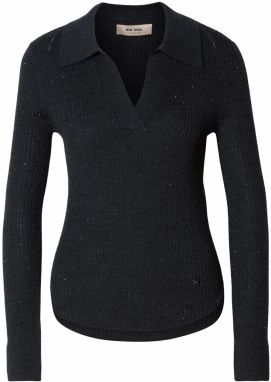 MOS MOSH Sveter 'MMRonika'  čierna / priehľadná