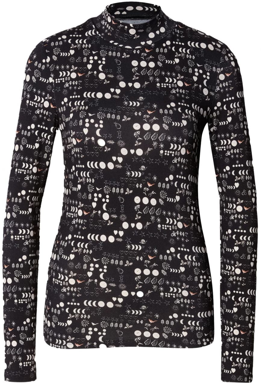 SCOTCH & SODA Tričko  farba ťavej srsti / námornícka modrá / biela